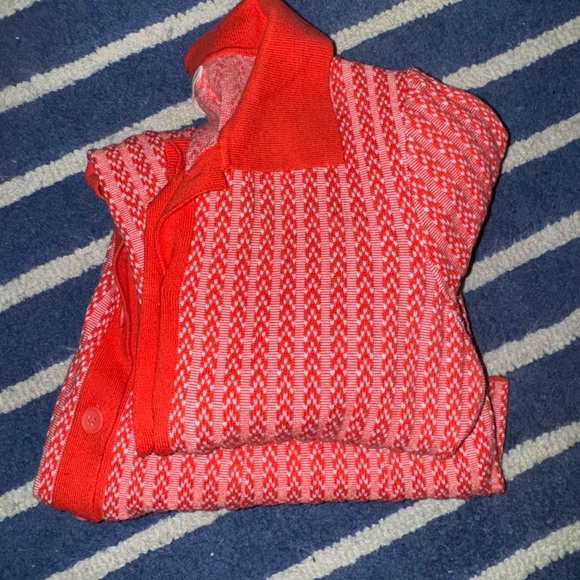 Red Button-Up Dress - Picture 7 of 7